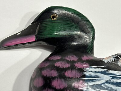 Wooden Loon Bird Hand Carved & Hand Painted From Peoples Republic of China 10 