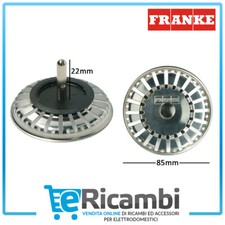 Tappo Cestello Lavello Lavandino Cucina Franke Multi Ray Eco diam.85mm Basket 3