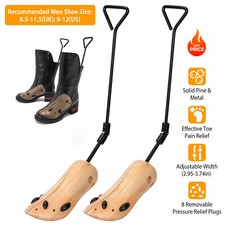 1 Pair Boot Stretcher Wooden Shoe Shaper Western Cowboy Boot Expander for Men