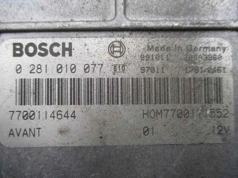 7700114644 centralina motore per RENAULT SCENIC (JA..) 1.9 DTI DIESEL CAT 889761 - Immagine 3 di 3