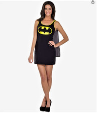 Rubie's DC Superheroes Batgirl Dress W/ Removable Cape, Sz. L