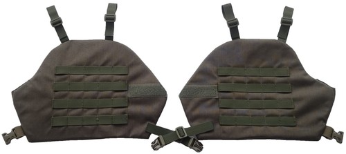Juego de almohadillas protectoras para muslos con inserciones IIIA, OliveDrab, talla S - Imagen 4 de 14