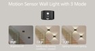 Wall Sconces Up&Down Night Light Source Motion Sensor Cordless LED ...