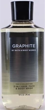 Bath & Body Works Men's GRAPHITE 3-1 Hair Face Body Wash Gel Shampoo 10 Oz
