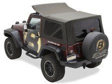 Ersatz Verdeck Softtop Black Twill 2 Türer Jeep Wrangler JK 07-09