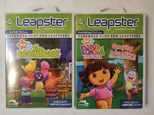 Leapster Games Set of 2 - Dora Camping Adventure & Backyardigans (WORK GREAT)
