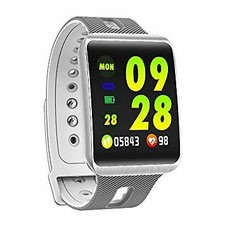Fitness Tracker Bracelet with Heart Rate Monitor Ultra-Thin Sports Waterproof Pe