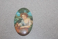 Vintage 1973 Drink Coca Cola Pocket Purse Mirror * Excellent Condition