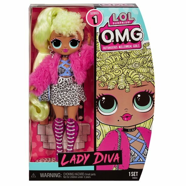 2021 L.O.L. OMG SURPRISE! LADY DIVA Fashion Doll S1 Limited ED RE