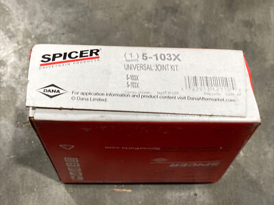 Joint Universel (U-Joint) Spicer 5-103X Pour Arbre De Transmission - Neuf - Made In USA
