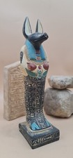 Antique Pharaonic Anubis Statue Ancient Egyptian BC Rare Collectible Antiques