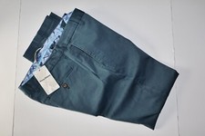 Tommy Bahama Boracay Pants Solid Flat Poseidon Blue T115496 New 32x32 32 Waist