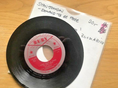 STAN JOHNSON - Demand to be free / I don't have a thing HILLBILLY 7'' Vinyl