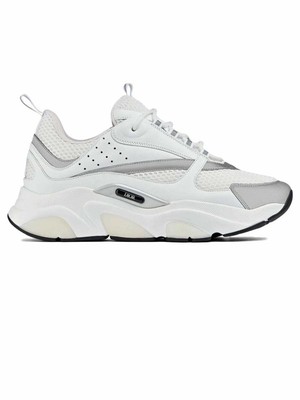 DIOR B22 BIANCA tecnica Mesh Sneaker in pelle | eBay