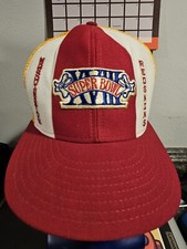 Vintage NFL Washington Redskins Super Bowl XVIII Snapback Trucker Hat Cap Large