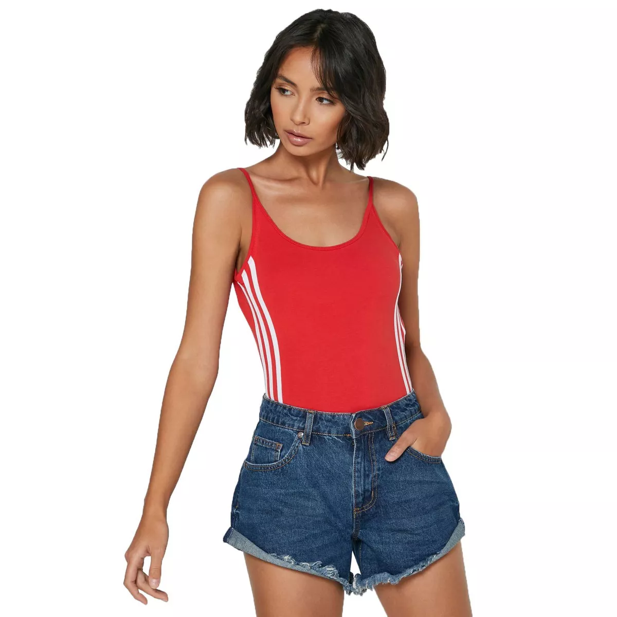 Body adidas top 3 stripes