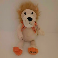 Reese's Advertising Plush Lion Musical Singing 10" Stuffed Animal Ribbon Logo