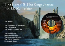 The Lord Of The Rings Series By J.R.R. Tolkien 9 Audiobooks – MP3 Files On 1 DVD