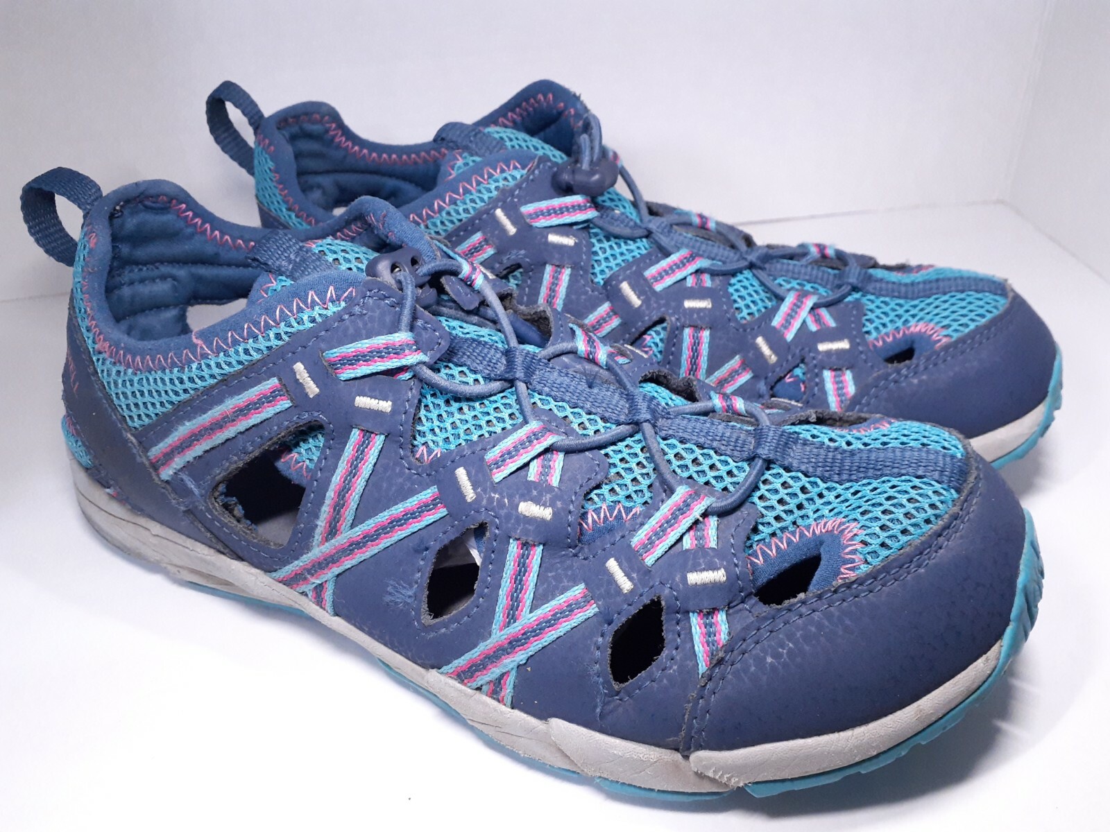 Merrell Hydro Hiker Sandals Blue Gray Size 6M 5 Euro 37 Water Shoes