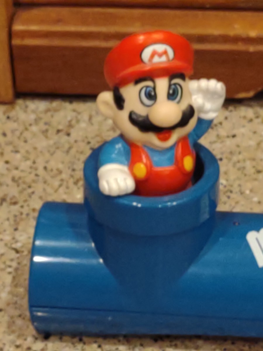 Super Mario Bros. Vintage 1990 Telephone Nintendo Blue Touch