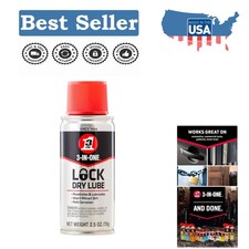 Lock Dry Lube 2.5 OZ - Quick-Drying Lock Lubricant for Marine  Auto