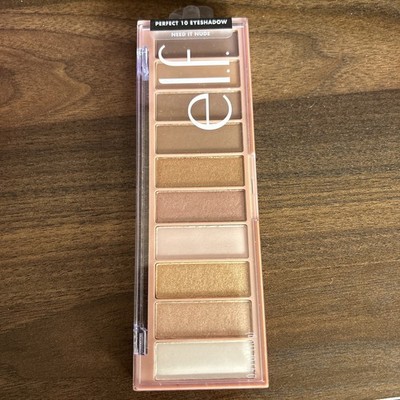 e.l.f. Perfect 10 Eyeshadow Palette Ten Ultra-pigmented Neutral Shades Blendable