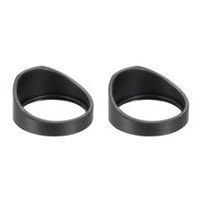2Pcs Microscope Eyepiece Eye Cups 32-35 mm Rubber Eyepiece Cover Black