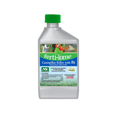 Ferti-lome Caterpillar Killer with Bt - OMRI Listed - 16 fl oz Bottle by VPG