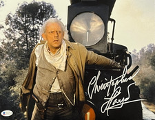Christopher Lloyd Signed 11x14 Photo Back to the Future Autograph Beckett COA