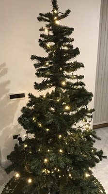 Künstlicher Weihnachtsbaum - grün 183 cm wunderschön - Vintage