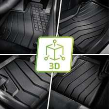 Tappetini in Gomma su Misura Seat Leon 4 5 Porte Berlina 2020 Set Accessori Auto - Miniatura 7
