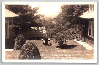Ferrisburg VT Mt. Pleasant Farm Garden View RPPC Postcard 1910 Gove Photo AA672