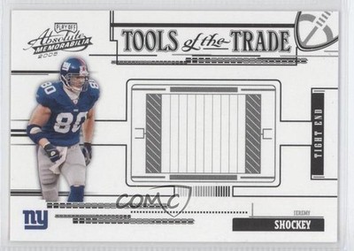 2005 Playoff Absolute Memorabilia Tools of the Trade Black Jeremy Shockey 0a1