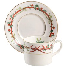 Royal Worcester Holly Ribbons Cup & Saucer 8821932
