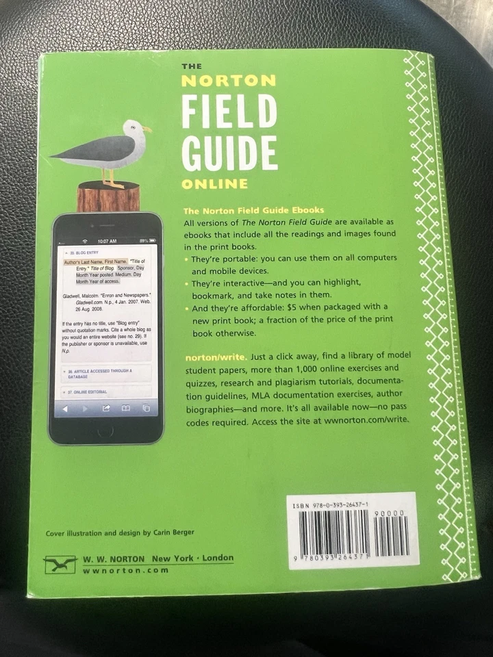 Norton Field Guide to Writing w/ Readings 4th Edition - Image 2 of 2