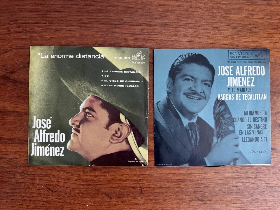 Jose Alfredo Jimenez Vargas Media Vuelta Enorme Distancia Mariachi MKE 449 45 EP - Image 3 of 4