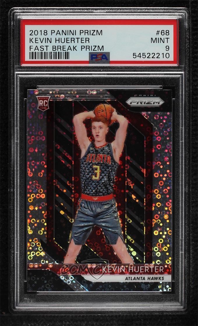 2018-19 Panini Prizm Fast Break Kevin Huerter #68 PSA 9 MINT Rookie RC 0ad