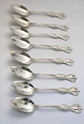 8 Towle OLD COLONIAL Sterling Silver Teaspoons 5 1/2" NO MONO 206g