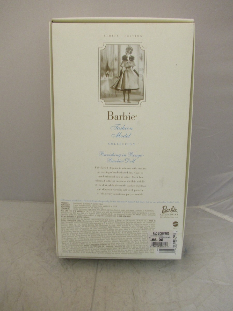 Ravishing in Rouge 2001 Barbie Doll for sale online | eBay