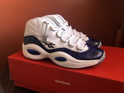 Reebok Panini x Question Iverson Mid Tiger Prizm Basketball Shoes Size 10.5