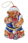 Mr. Christmas Animated Music Box Teddy Bear Trinket Box With Dancing Bears 4.25" — photo 1