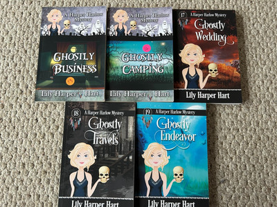 5 PB in the Harper Harlow Mystery Series by Lily Harper Hart Incl # 15 thru 19