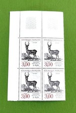 1988  FRANCE  Y & T N°2540 CERF  BLOC DE 4  Neufs