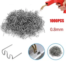 1000 X Welding Rods Hot Staple Plastic Repair Machine For Car Bumpers Wave Shape
