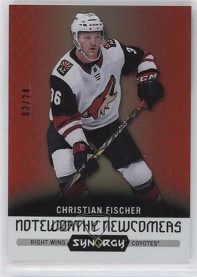2017-18 Synergy Noteworthy Newcomers Red 3/24 Christian Fischer Rookie RC 4p5