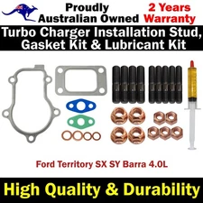 Turbo Charger Studs,Gasket Kit&Lubricant Kit For Ford Territory SX SY Barra 4.0L