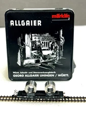 Marklin Z Scale Georg Allgaier Heavy Duty Metal Flat Museum Car Set 1998