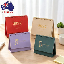 Spiral Binding 2027 Desk Calendar Standing Table Calendar  Desktop Decoration