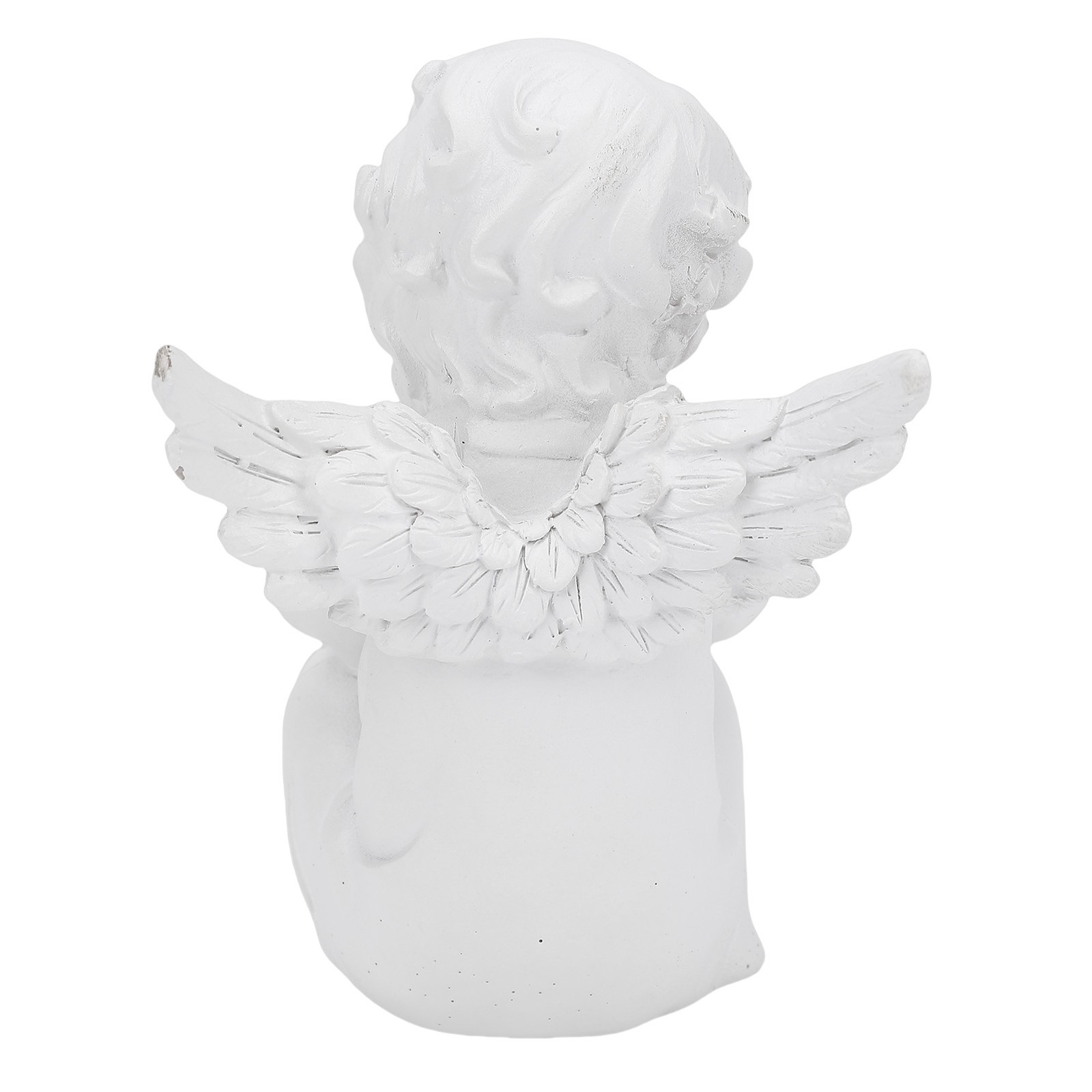 NEW Cute Winged Statue Resin Figurine Indoor Outdoor Ornament For Garden Lawn