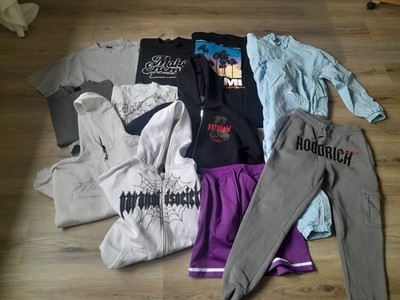12 tlg Bekleidungspaket Jungen Gr XS New Yorker Shirts Pullover Hoody FSBN